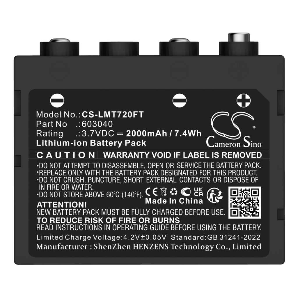 Batterijen Batterij voor verlichtingssysteem CS-LMT720FT