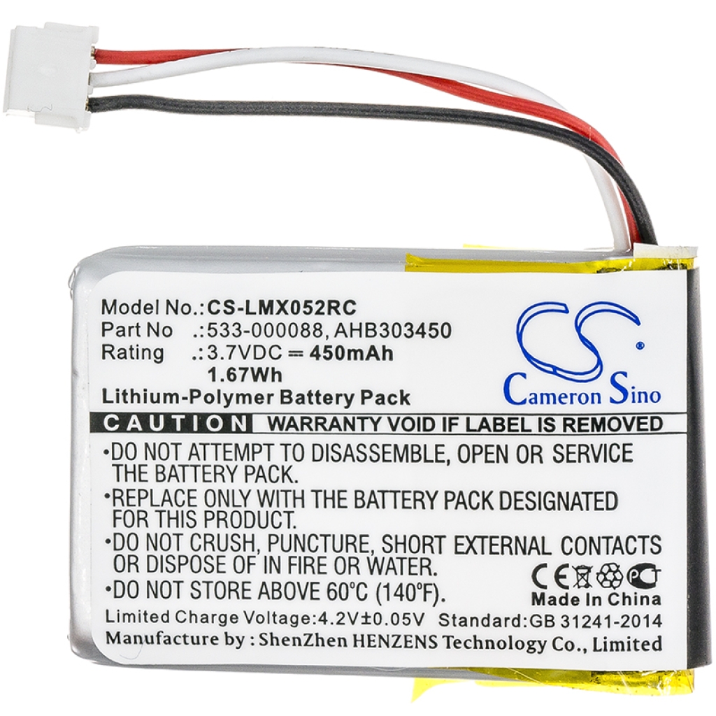 Batterij voor toetsenbord Logitech CS-LMX052RC