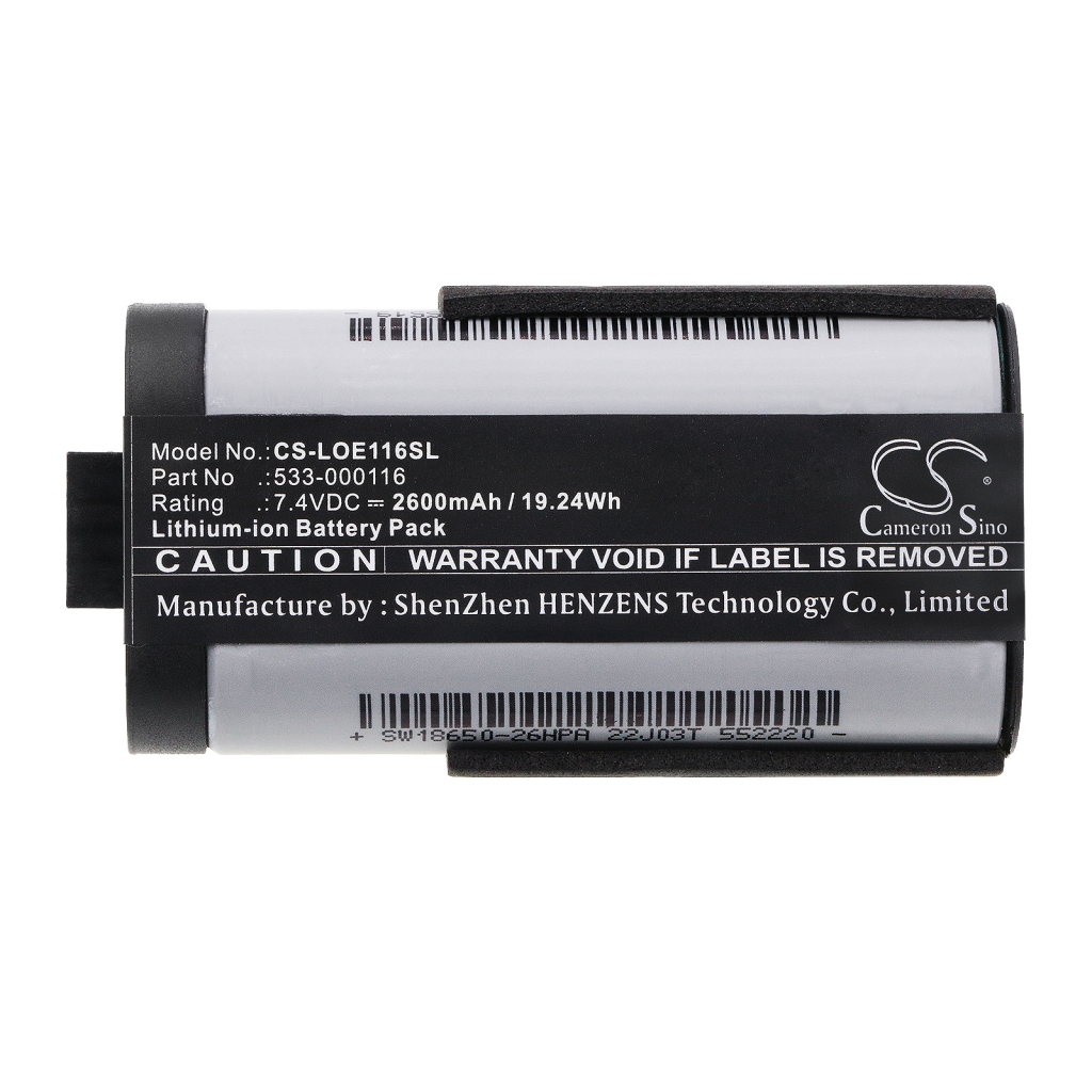 Batterijen Vervangt 533-000116