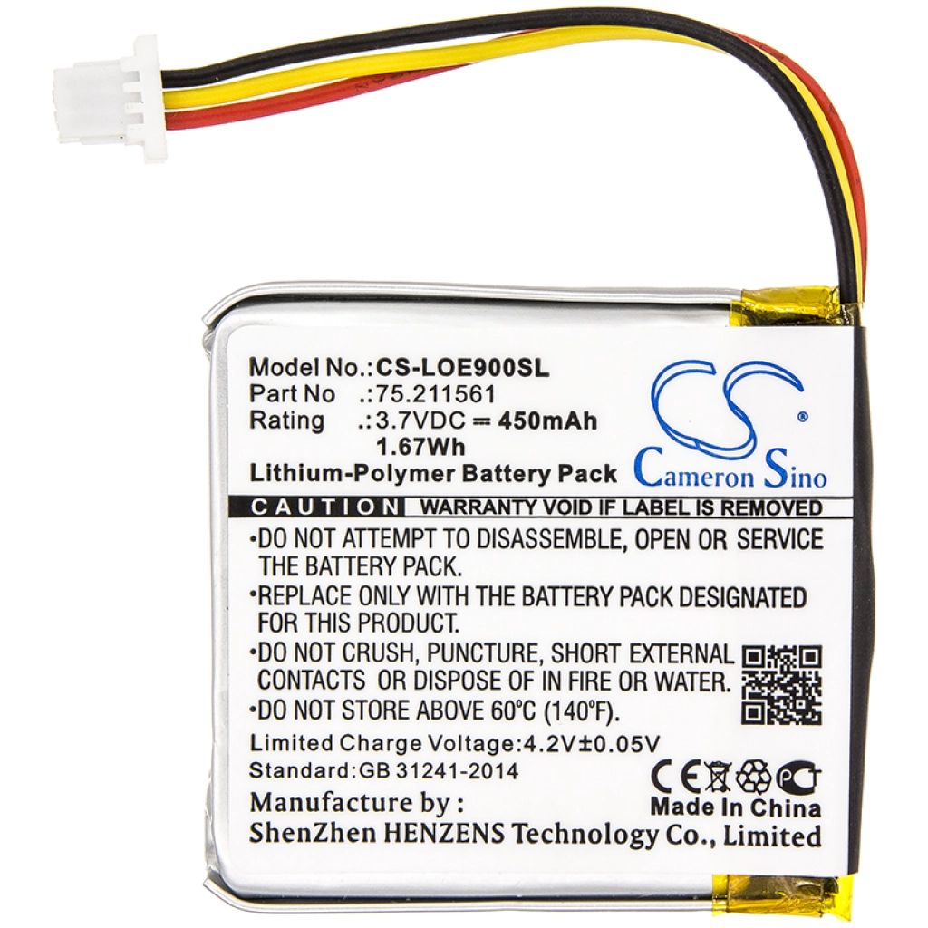 Compatibele batterijvervanging voor Logitech 75.211561