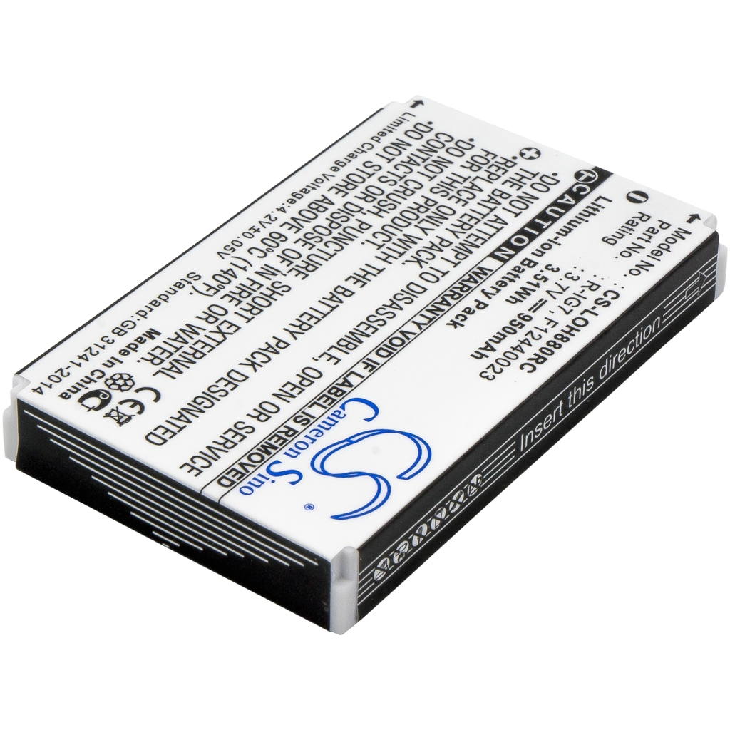 Remote Control Battery Logitech Harmony 880 Remote