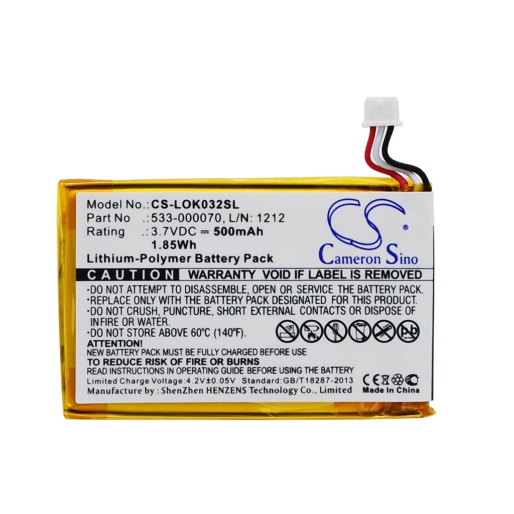 Batterij voor toetsenbord Logitech CS-LOK032SL