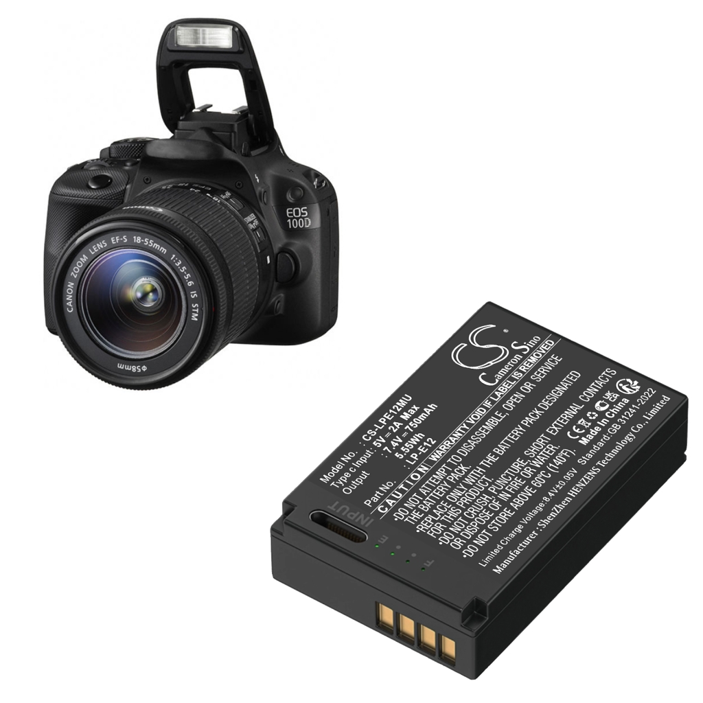 Batterij voor camera Canon EOS M2