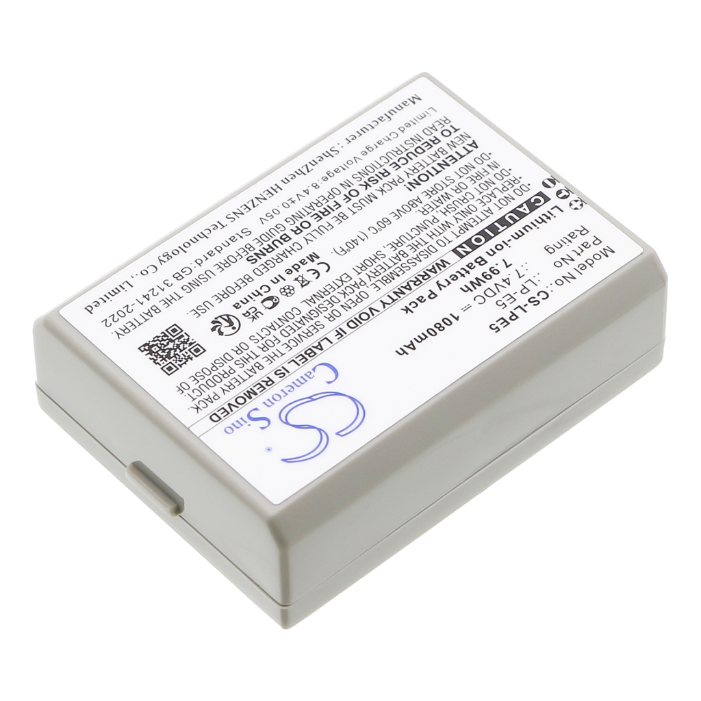 Batterijen Vervangt LP-E5