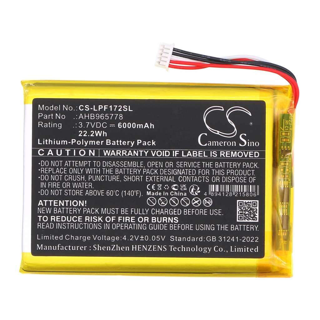 Batterijen Vervangt AHB965778