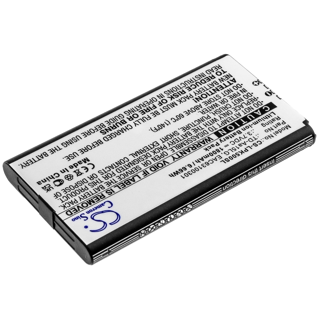 Batterijen Vervangt EAC63100301