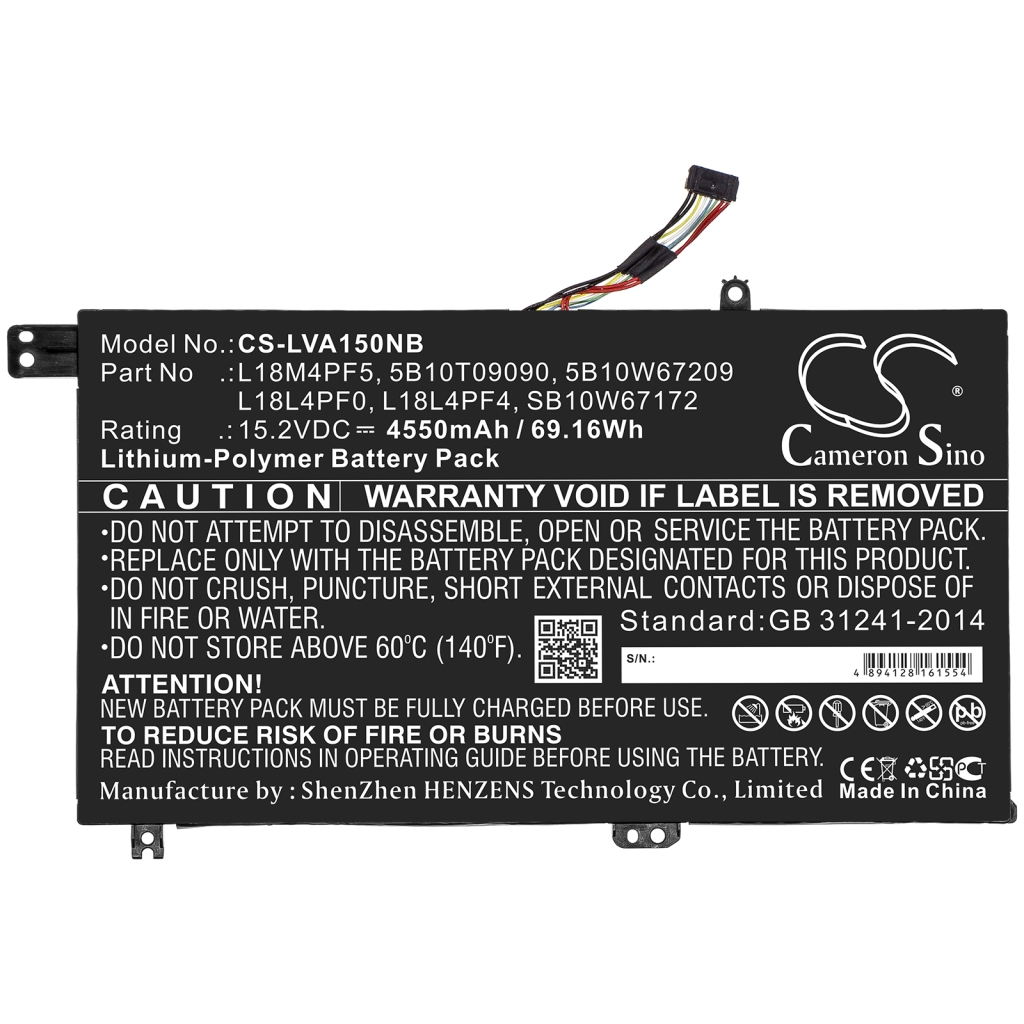 Batterijen Vervangt L18L4PF4