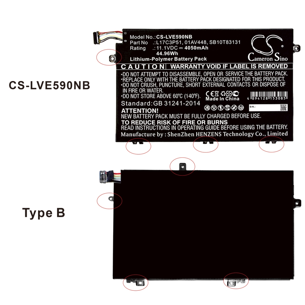 Battery Replaces SB10T83130