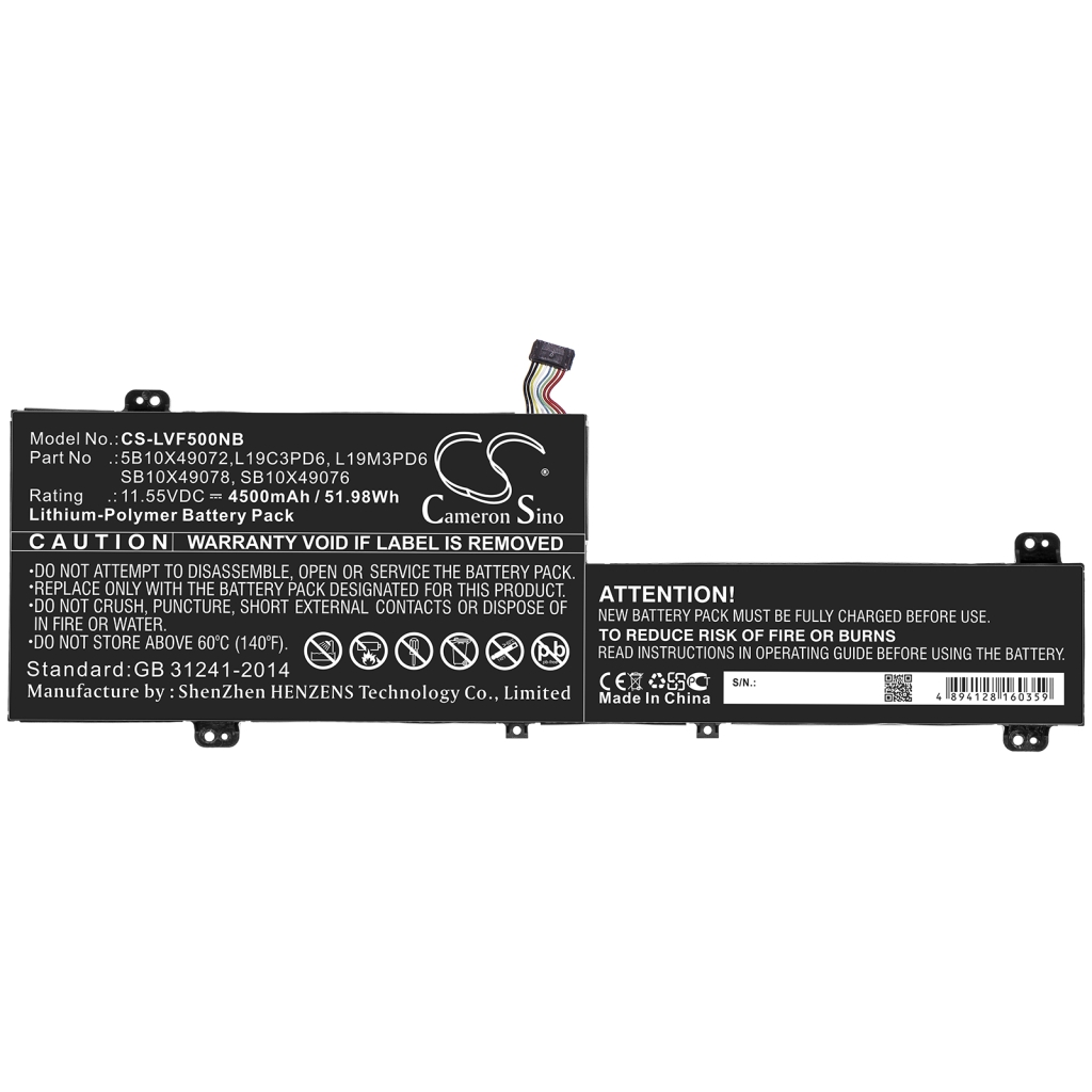 Batterijen Vervangt L19M3PD6