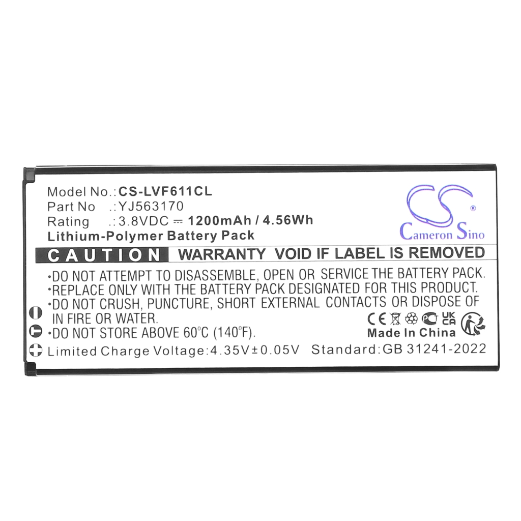Draadloze telefoon batterij Linkvil CS-LVF611CL