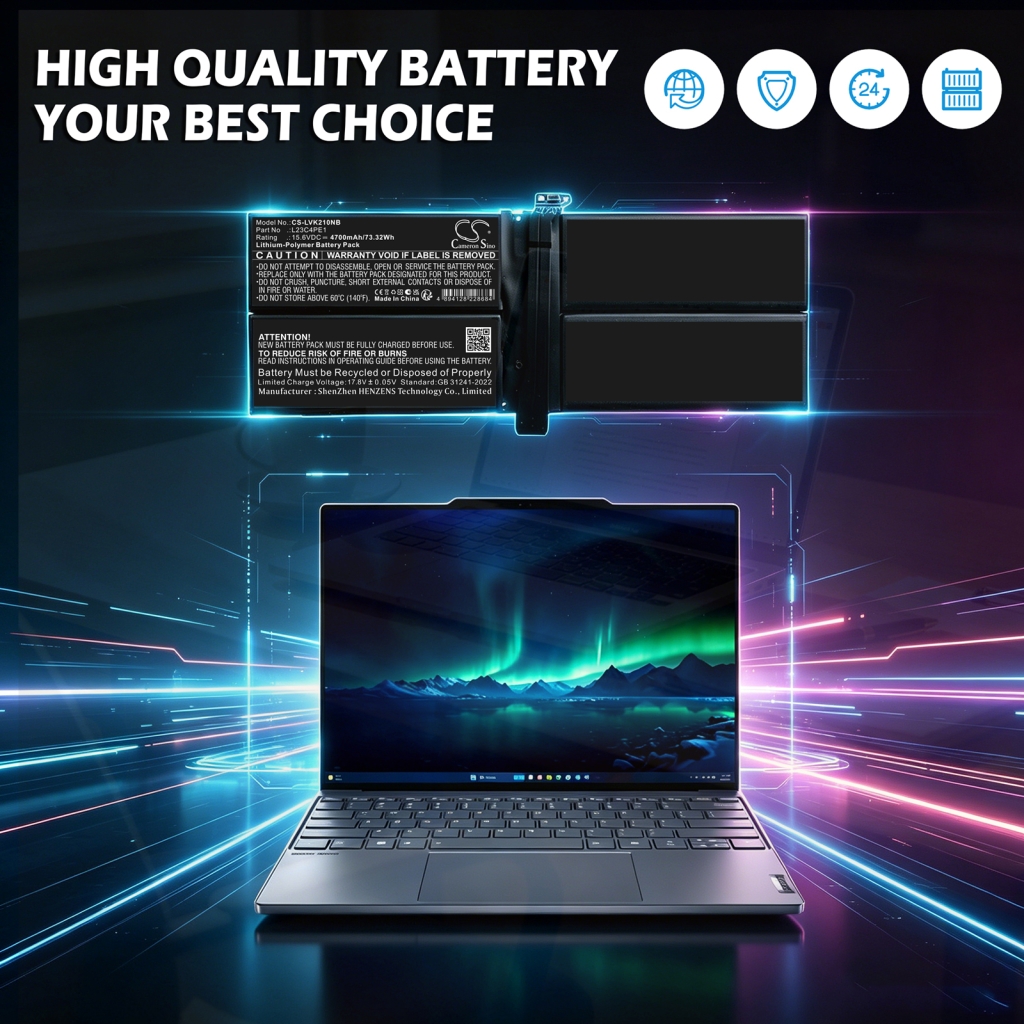 Battery compatible with Lenovo CS-LVK210NB