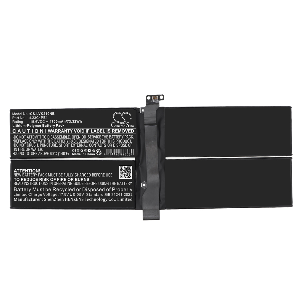 Battery compatible with Lenovo CS-LVK210NB