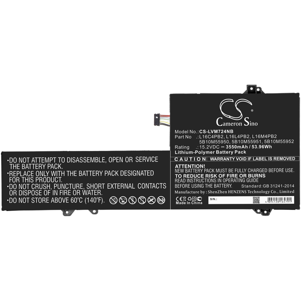 Batterijen Vervangt L16L4PB2
