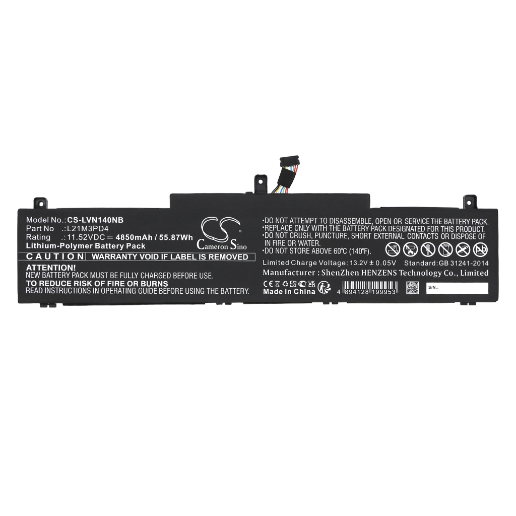 Batterij Vervangt L21C3PD4