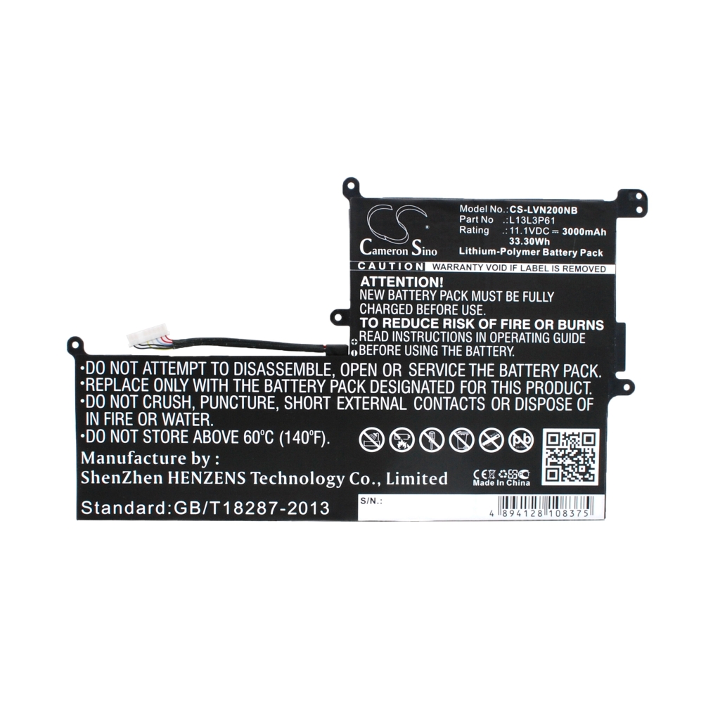 Batterij Vervangt L13M6P61