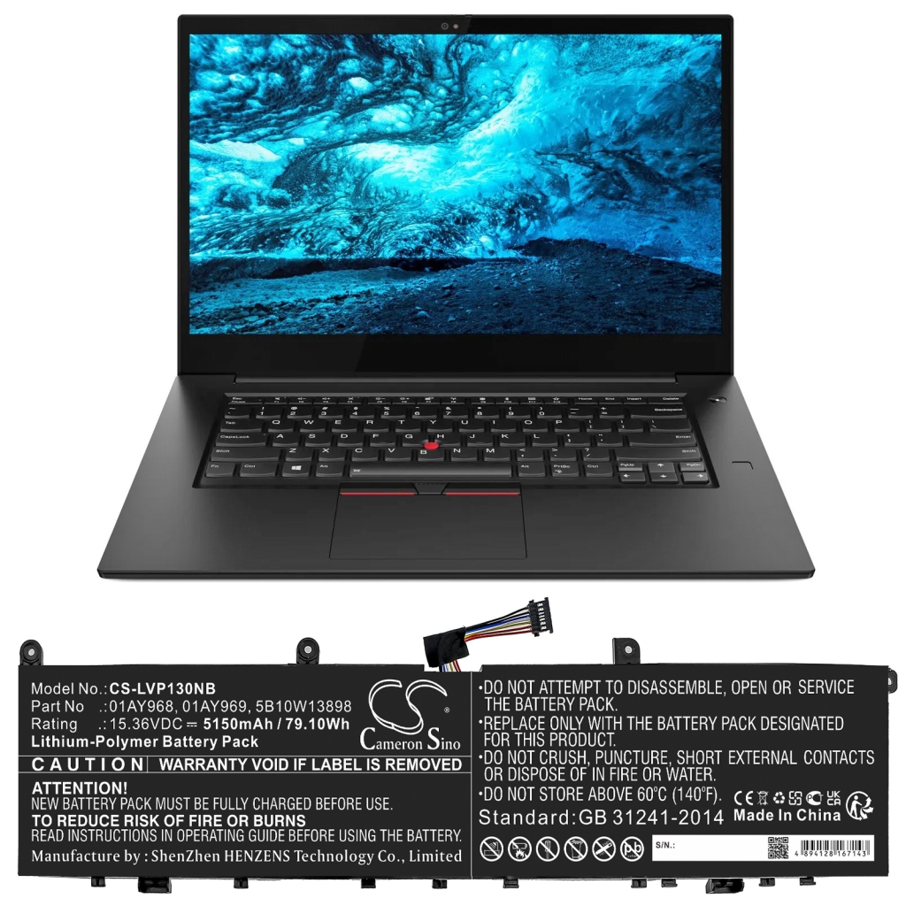 Batterij Vervangt SB10Q76929