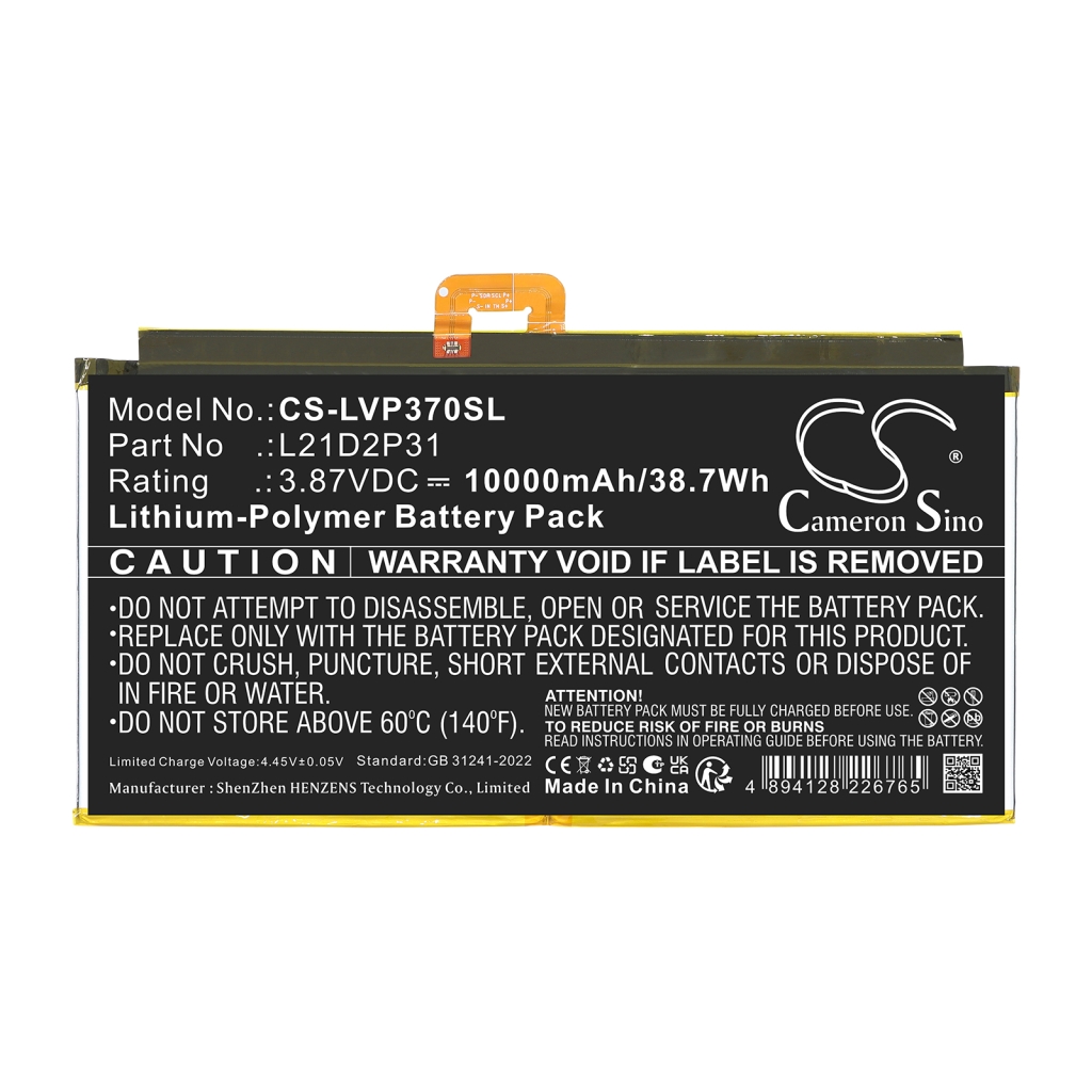 Batterij Vervangt L21C2P31