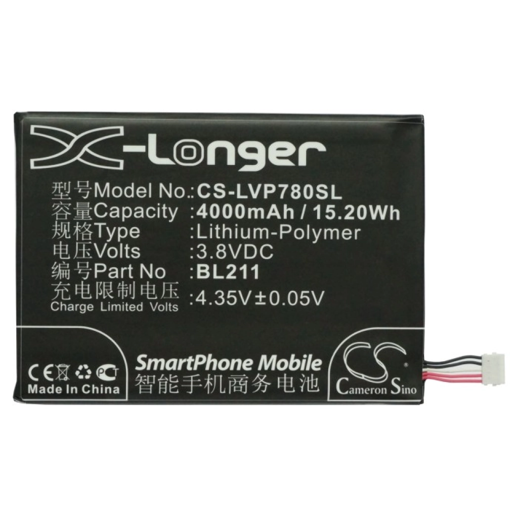 Compatible battery replacement for LENOVO BL211