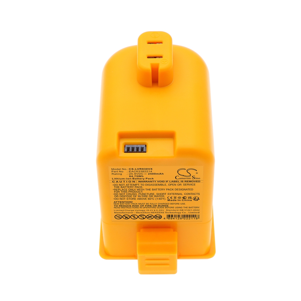 Batterijen voor stofzuigers Lg CS-LVR930VX