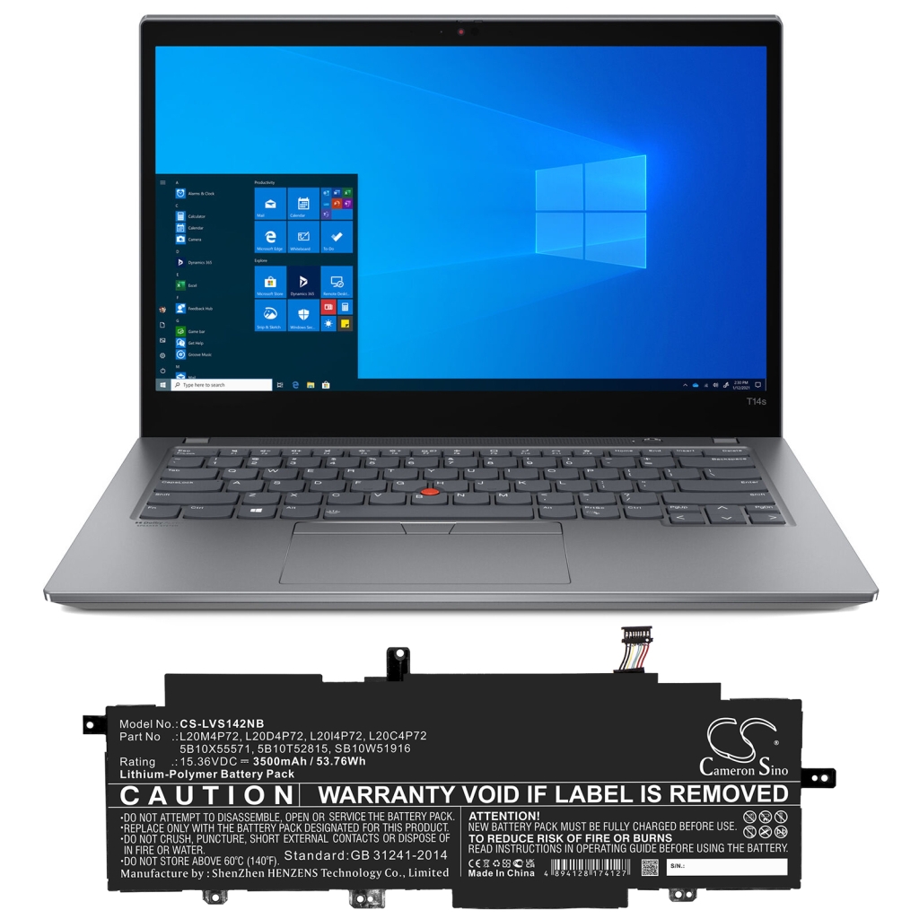Batterij Vervangt SB10W51916