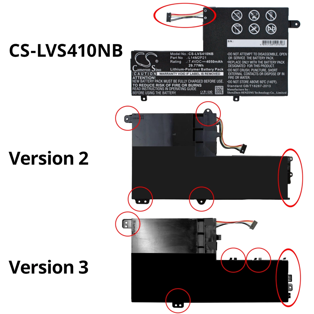 Batterijen Vervangt 5B10M52818