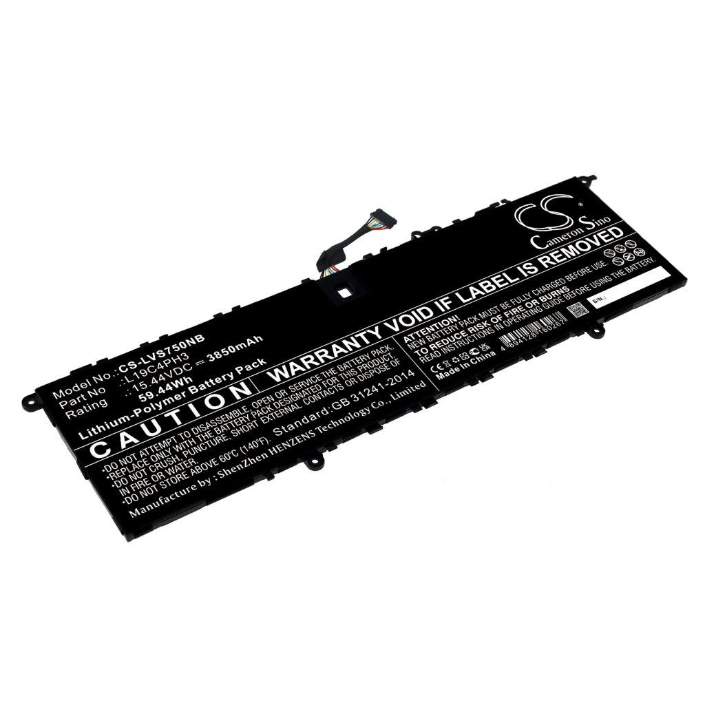 Compatibele batterijvervanging voor LENOVO L19C4PH3