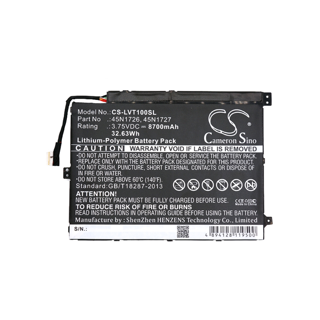 Batterij Vervangt 45N1727