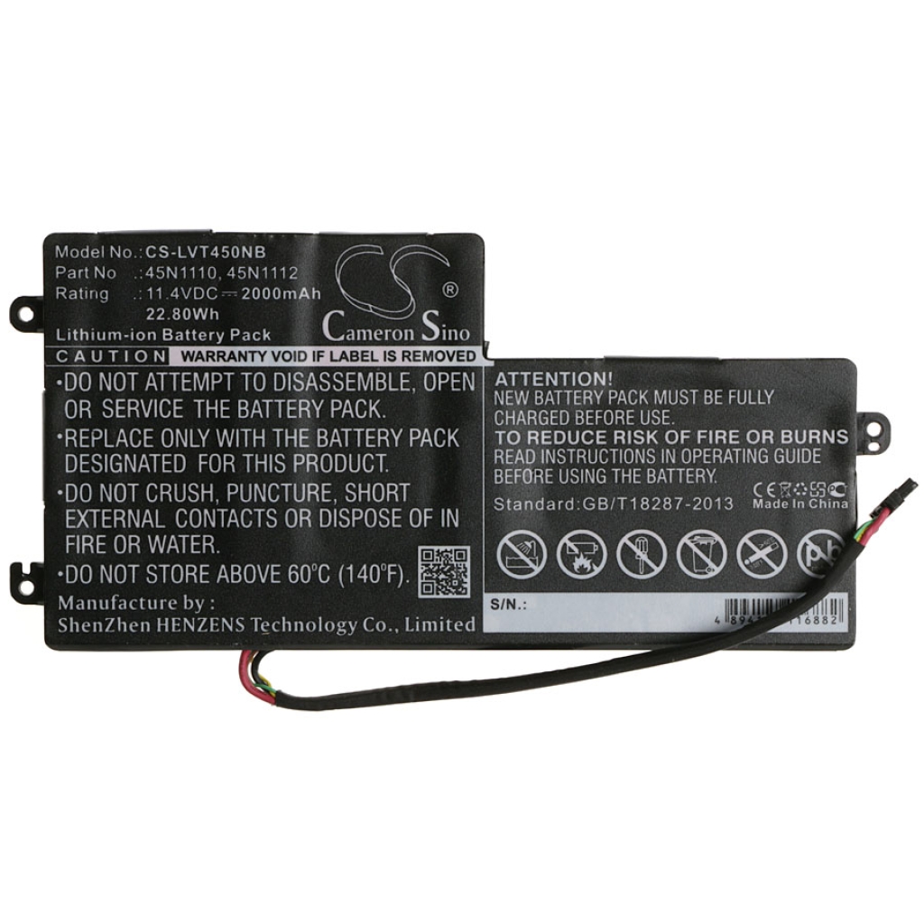 Batterijen Vervangt 45N1110