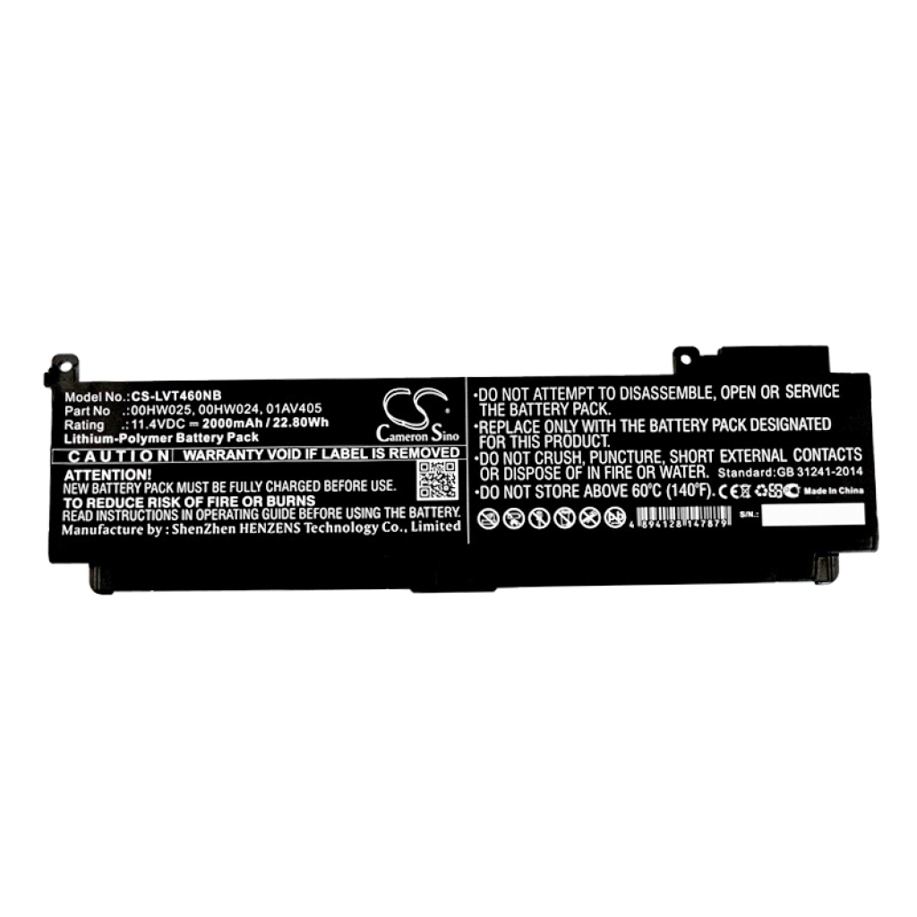 Batterijen Vervangt 00HW025