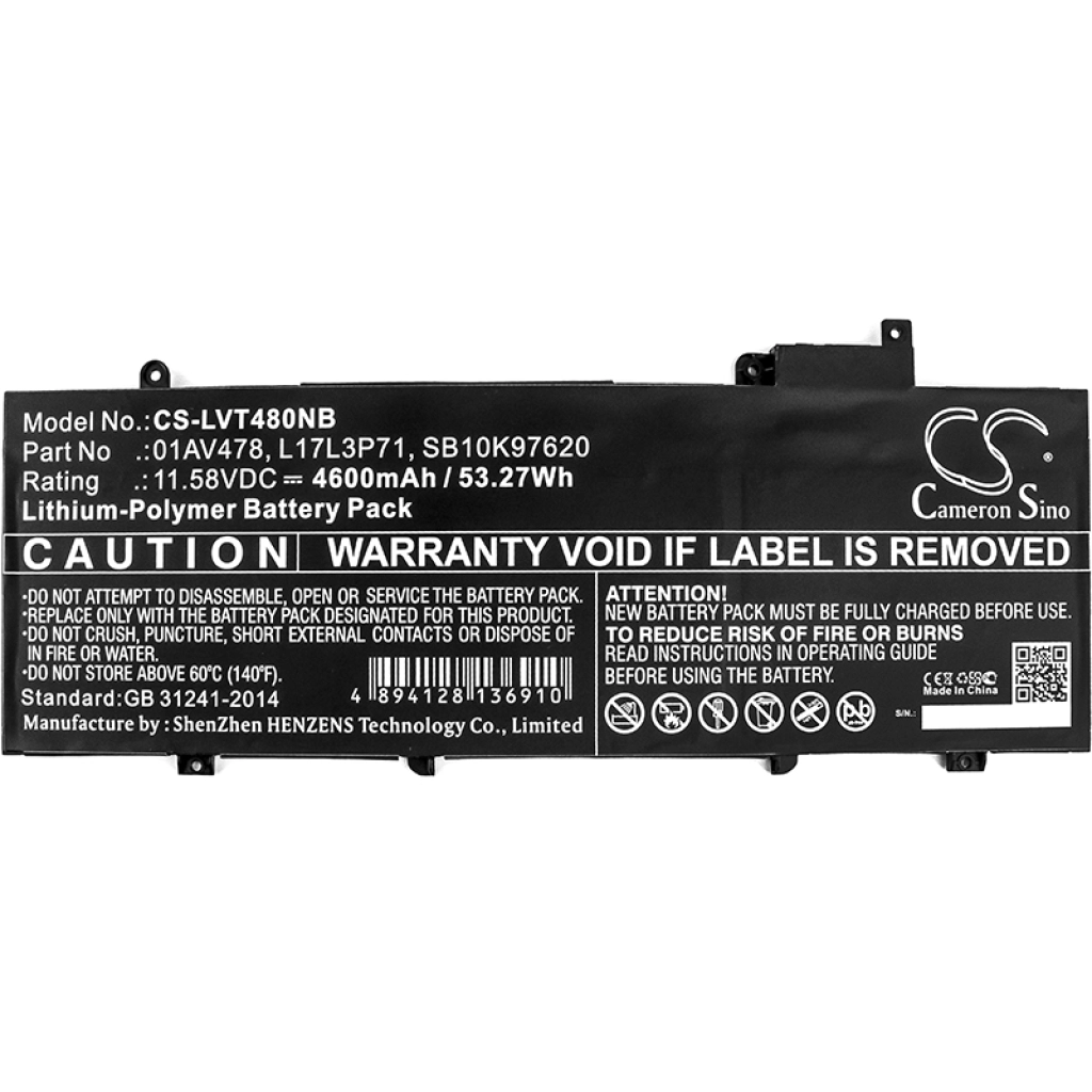 Batterijen Vervangt SB10K97622