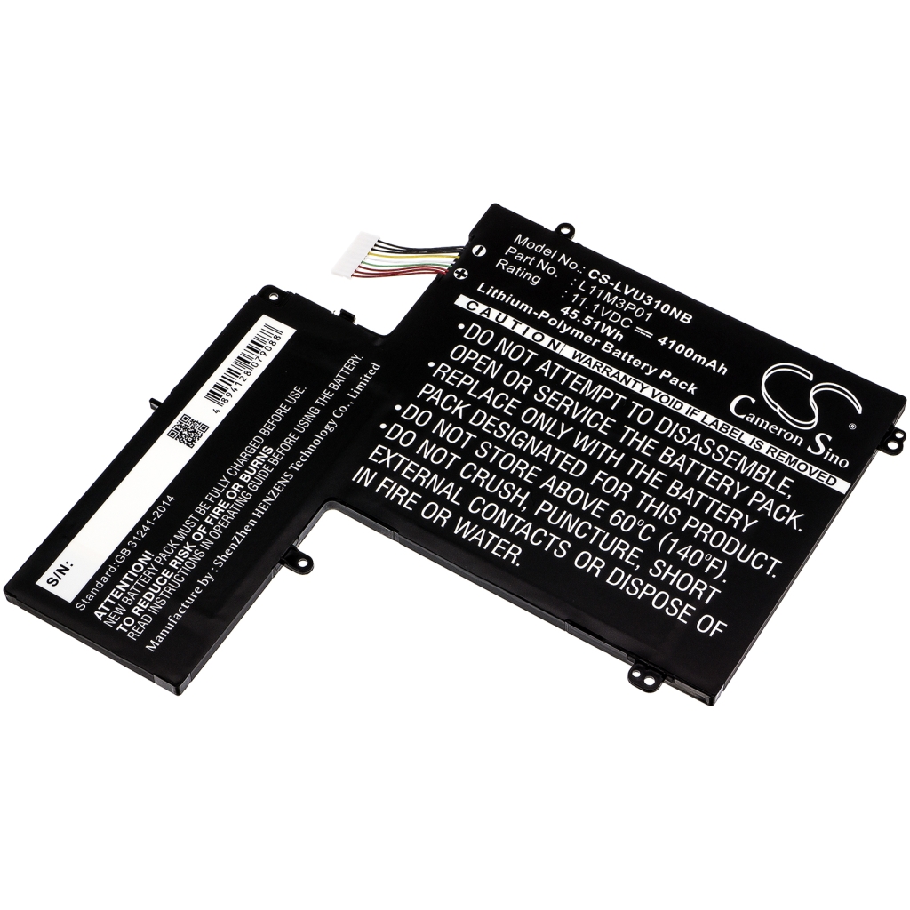 Compatibele batterijvervanging voor LENOVO L11M3P01