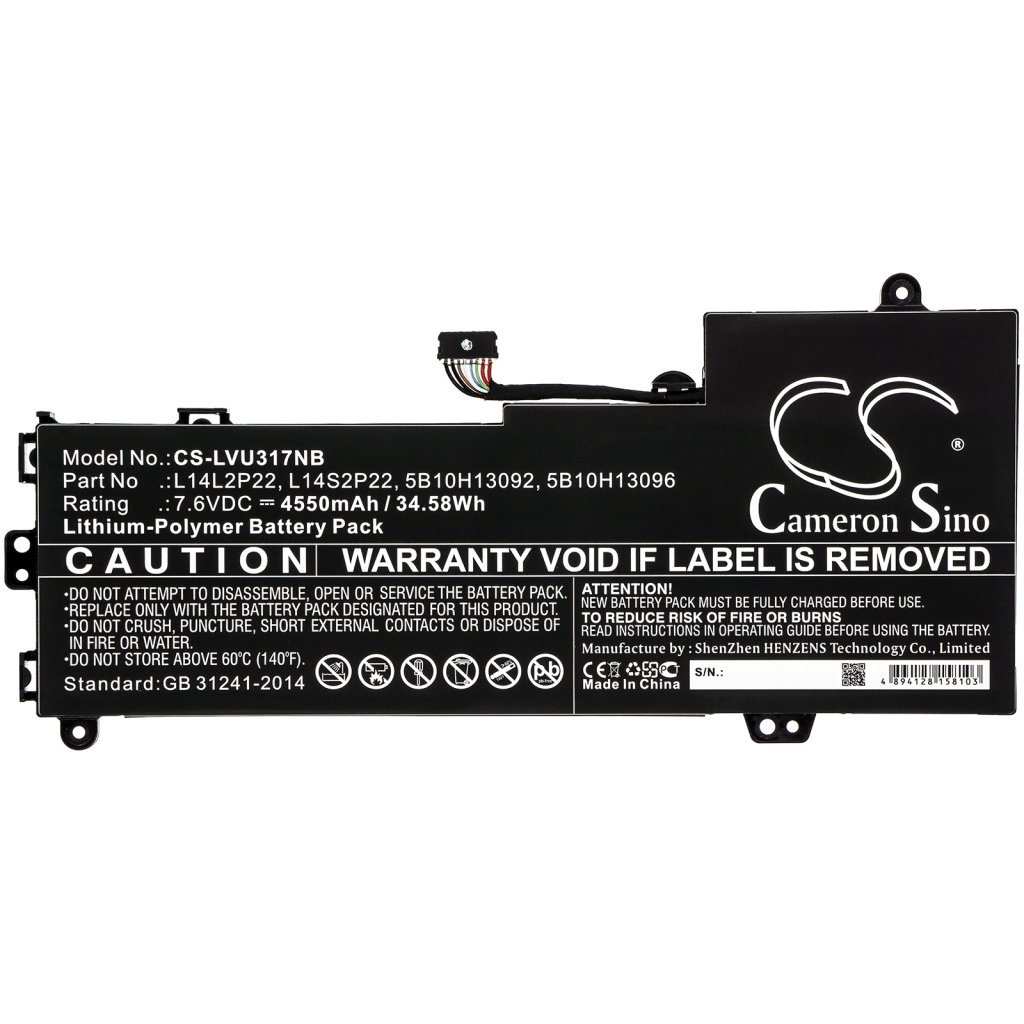 Batterij Vervangt 5B10H17229
