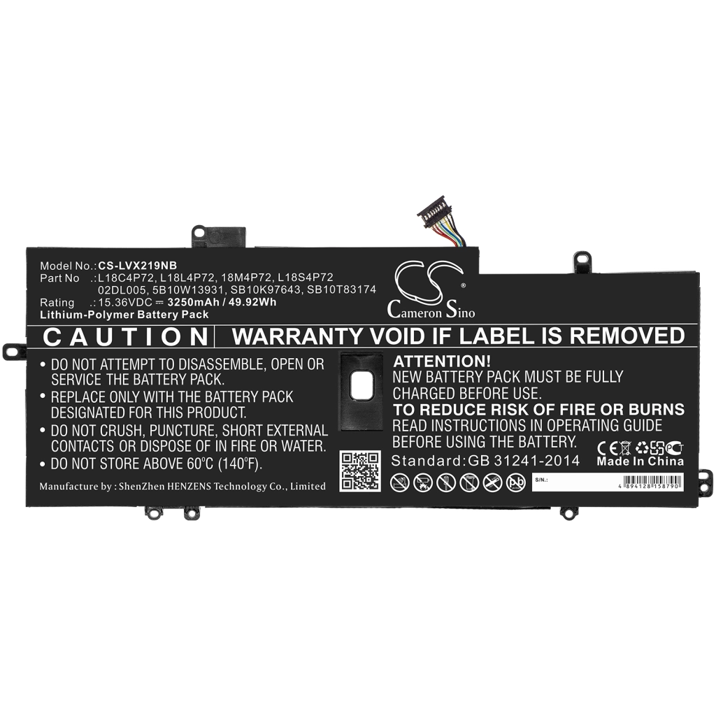 Batterijen Vervangt L18M4P72