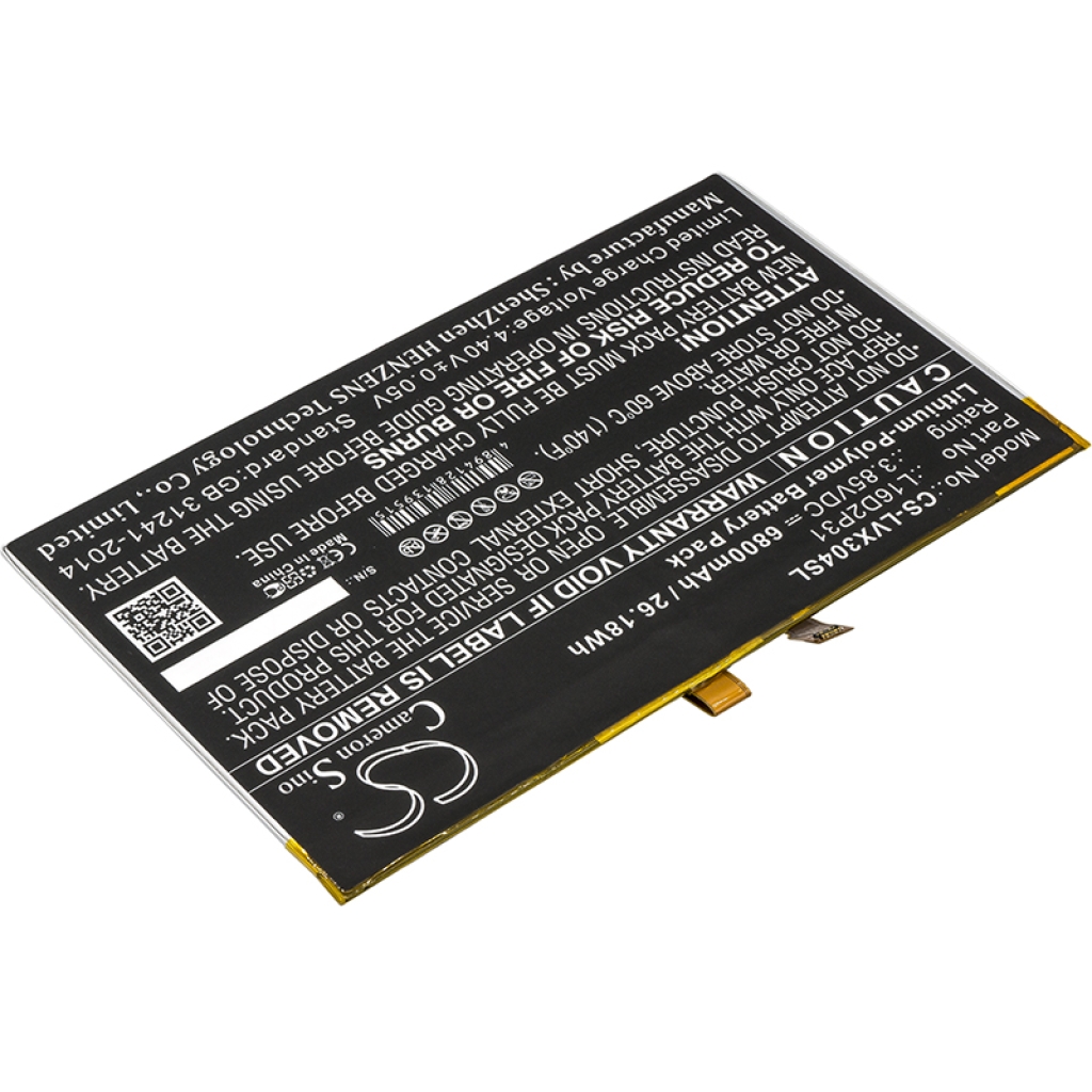 Compatibele batterijvervanging voor LENOVO L16D2P31