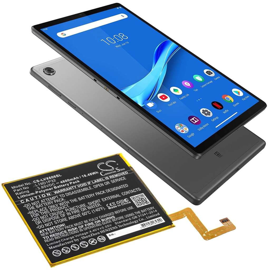 Compatibele batterijvervanging voor LENOVO L19D1P32
