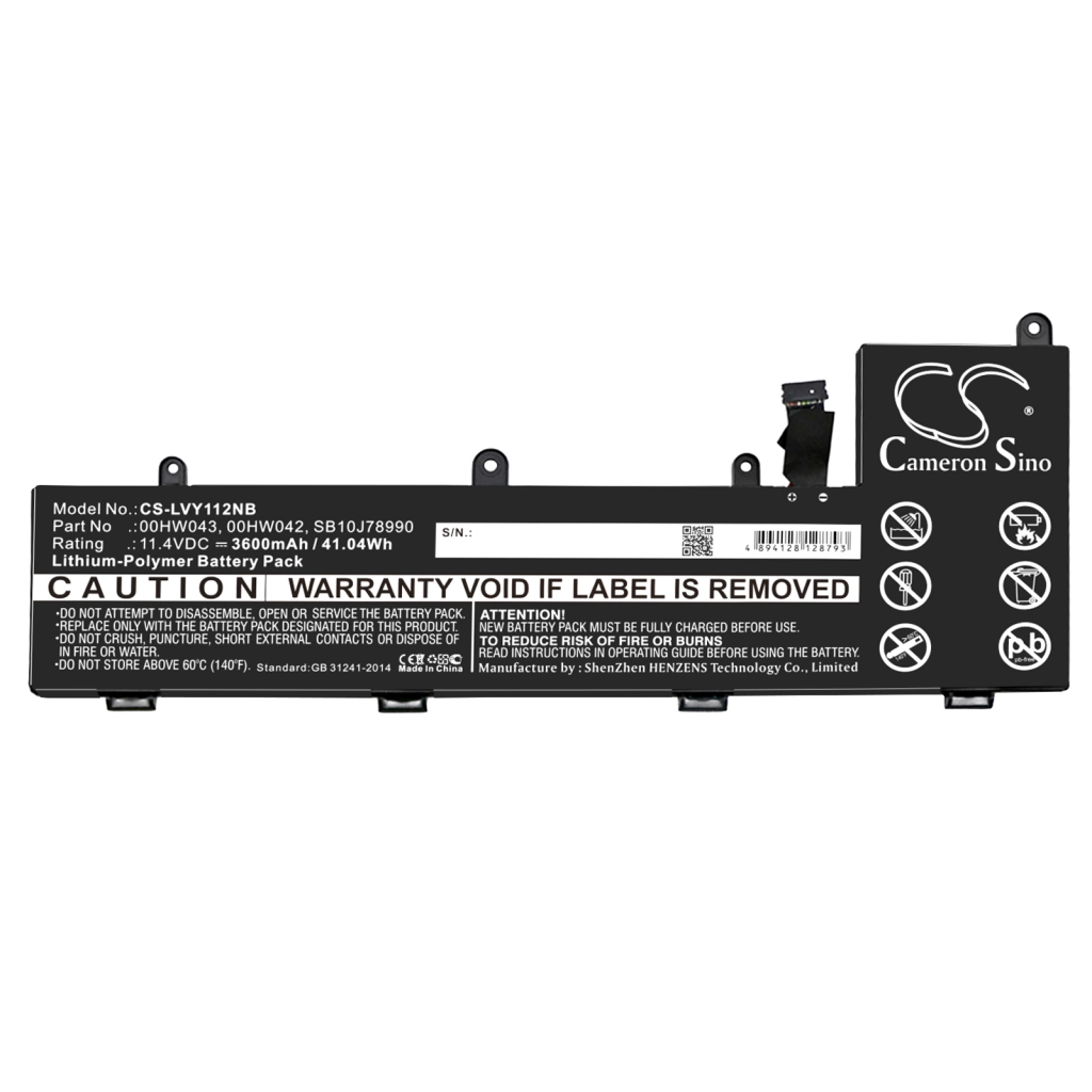 Batterijen Vervangt 00HW043