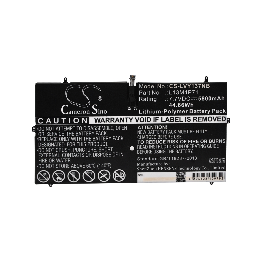 Batterijen Vervangt L14S4P71
