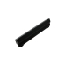 Side profile of laptop pack, plain black