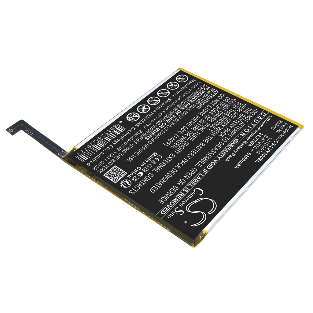 Battery compatible with Lenovo CS-LVY700SL