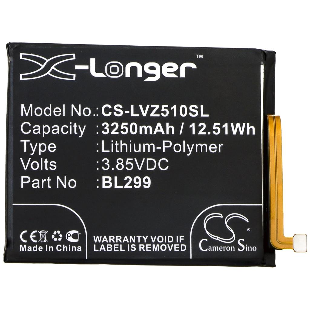 Compatibele batterijvervanging voor LENOVO BL299