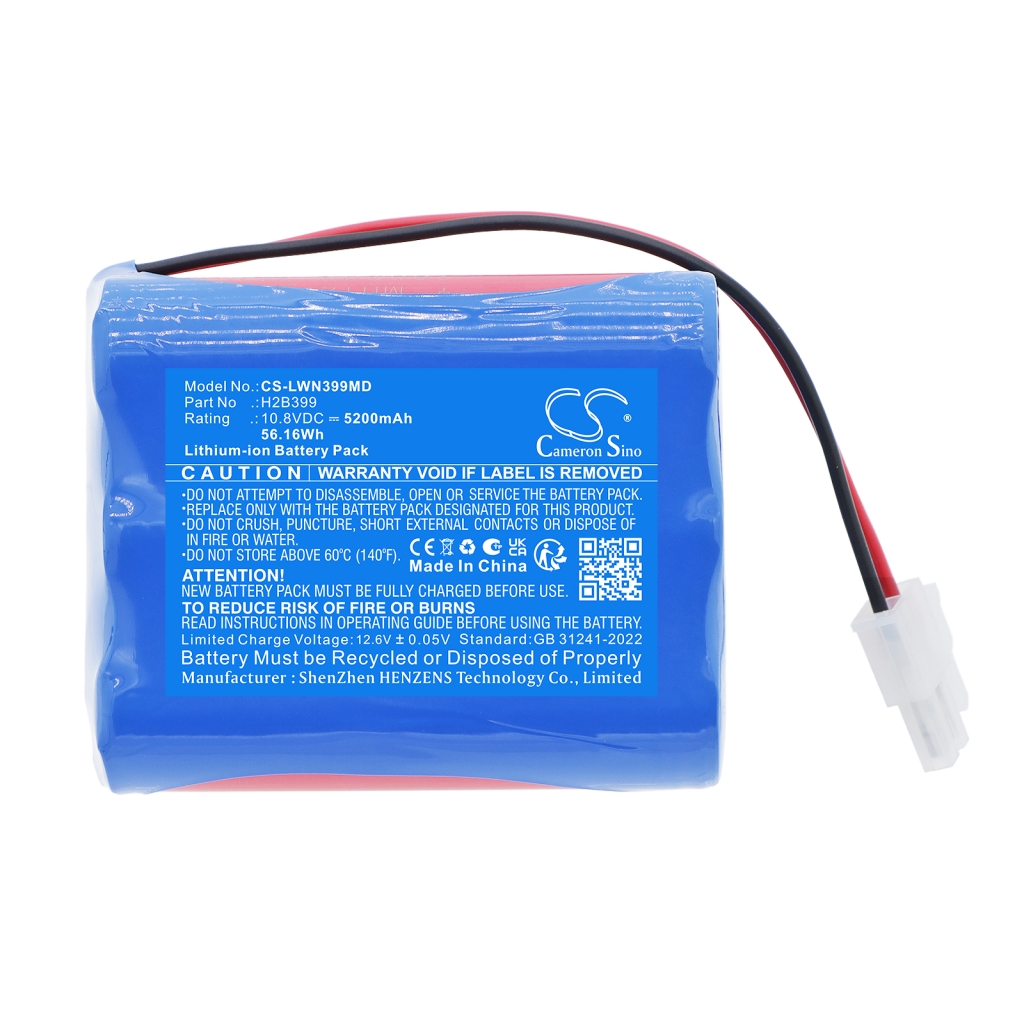 Batterijen compatibel met Lowenstein Leoni Plus CS-LWN399MD