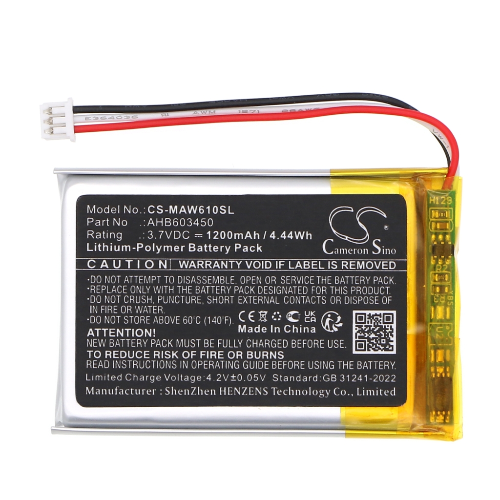 Batterijen BabyPhone Batterij CS-MAW610SL