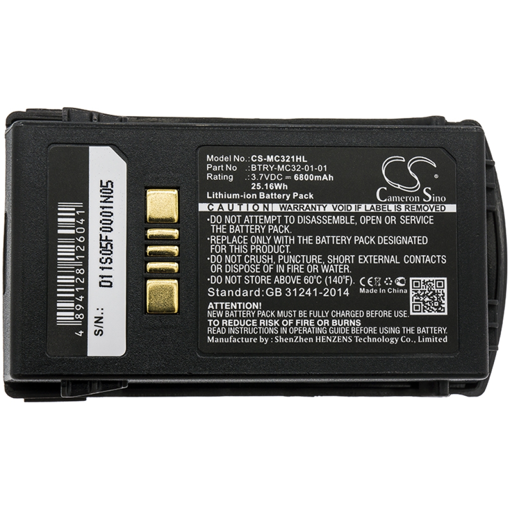 Batterijen Vervangt BTRY-MC32-52MA-10