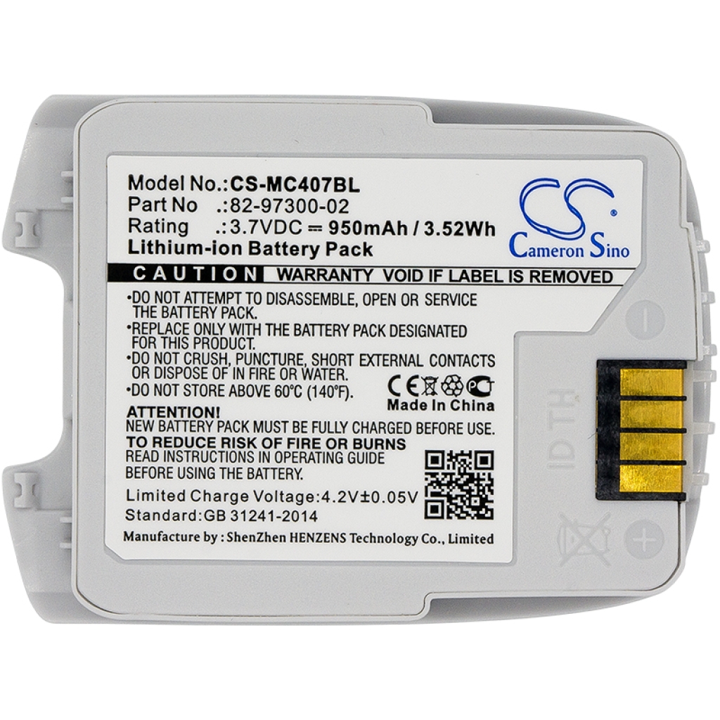 Batterijen Vervangt BTRY-CS40EAB00-04