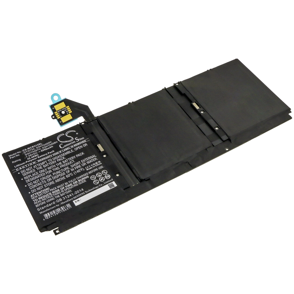 Batterijen Vervangt G3HTA058H