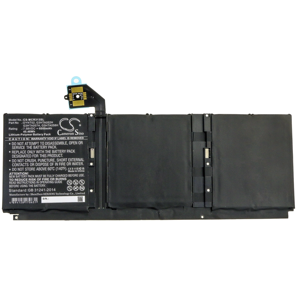 Batterijen Vervangt G3HTA058H