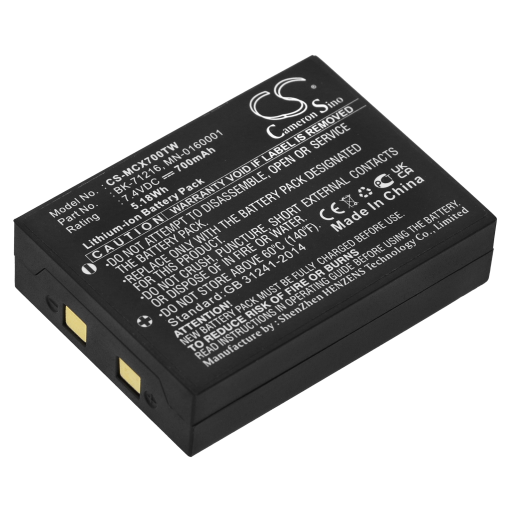 Batterijen Vervangt 028377310454