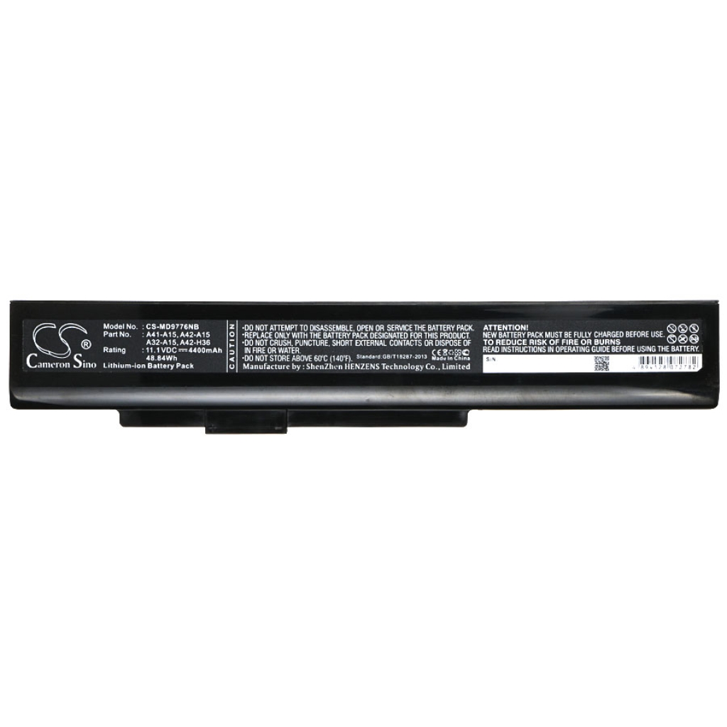 Notebook batterij Medion Akoya P6631