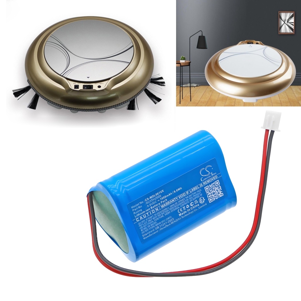 Compatibele batterijvervanging voor Midea RV3TH2020