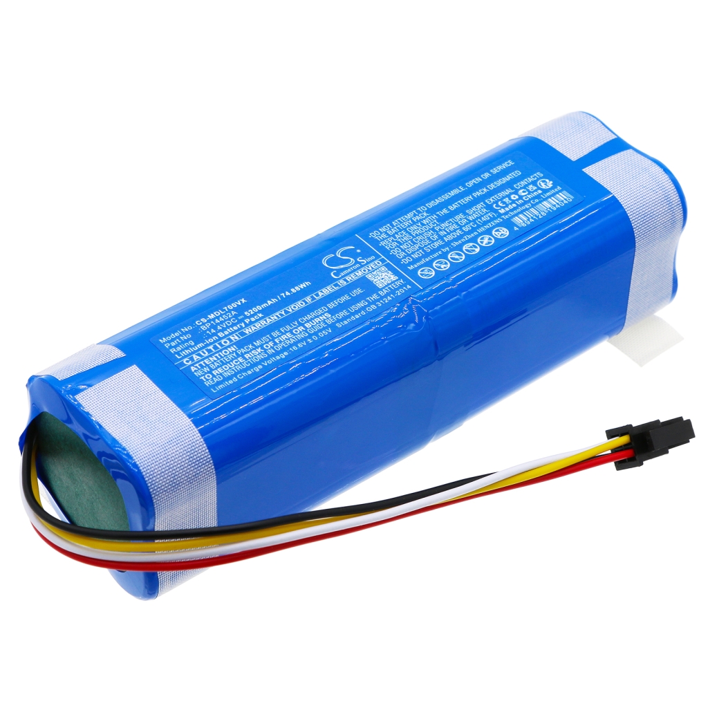 Batterijen voor stofzuigers Midea CS-MDL700VX